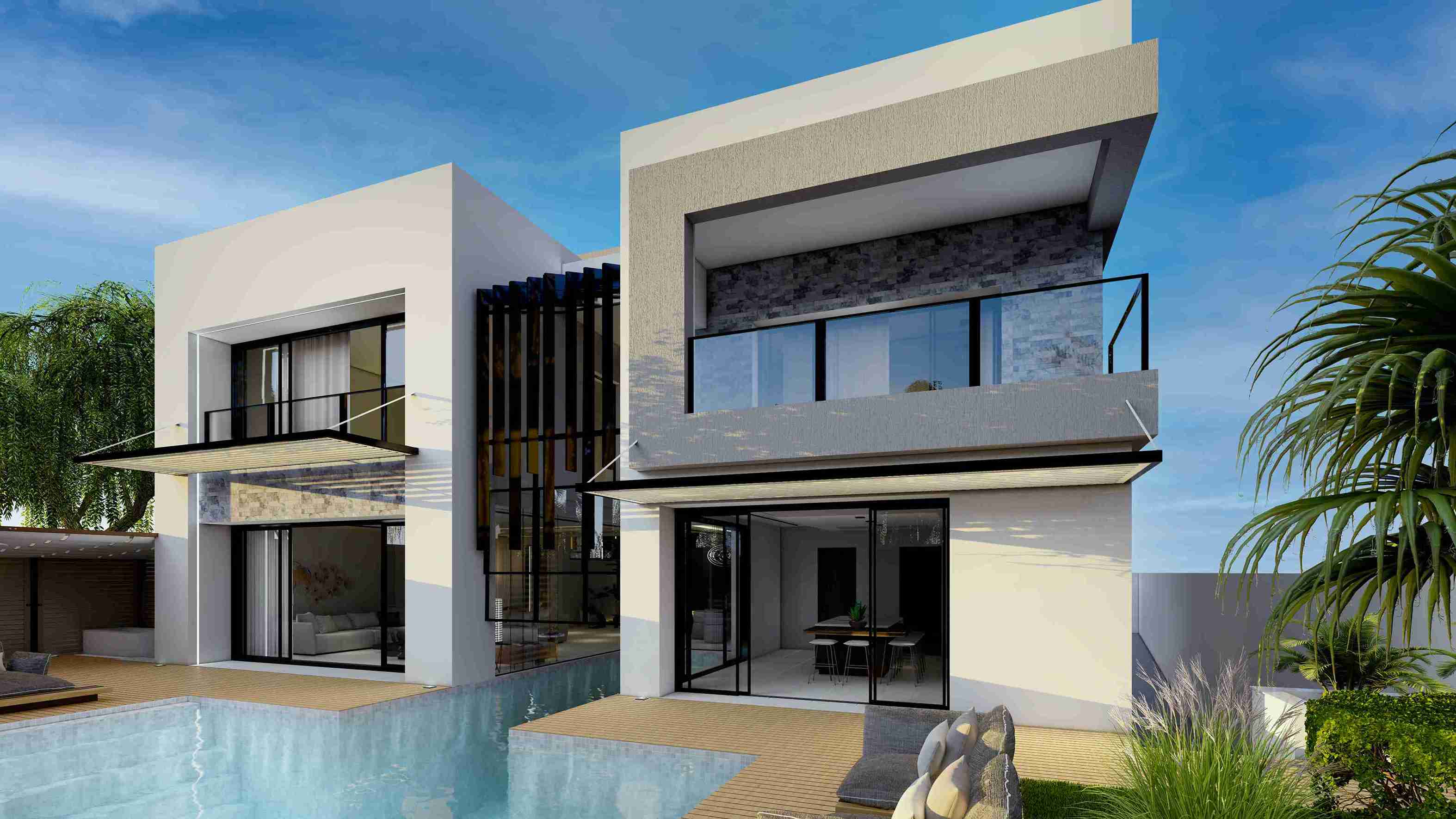 VILLA EN R+1 ET SOUS SOL A RIADH AL ANDALOUS